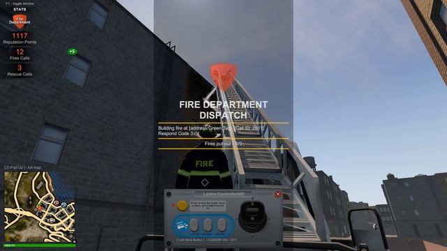 Flashing Lights #6 Fire Department Working Ladder Update - Responding To A Building Fire смотреть онлайн
