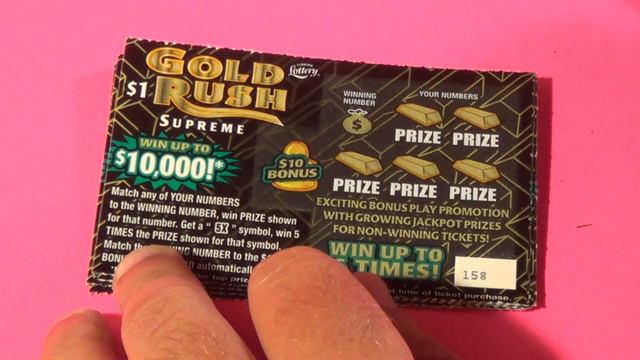 SOOD 609: TEN $1 GOLD RUSH SUPREME Florida Lottery Scratch Tickets смотреть онлайн