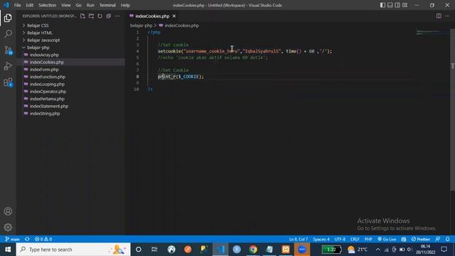 11. Memahami COOKIE dan SESSION di PHP смотреть онлайн