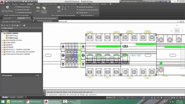 AUTOCAD ELECTRICAL - CUADRO GENERAL (PANEL) смотреть онлайн