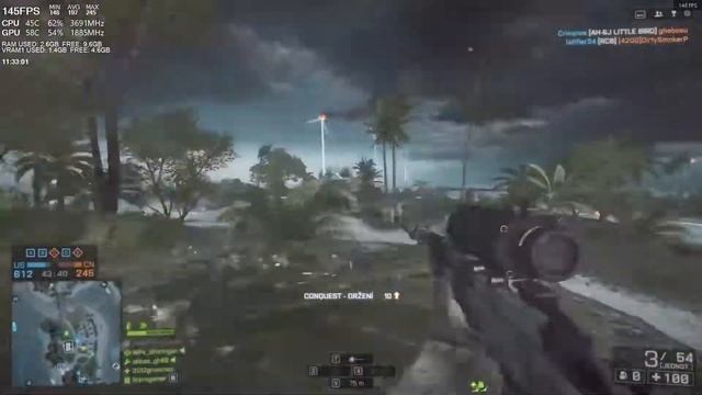 Battlefield 4 - GTX 1060 6g - i7 6700 - 1080p - benchmark смотреть онлайн