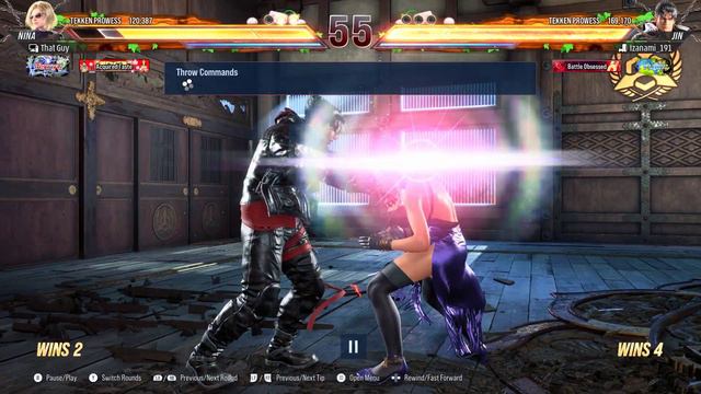 tekken 8 nina beating on fujin смотреть онлайн