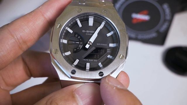 CasiOAK Mod Gen 3 Conversion Kit Review - It's just too big (Gshock GA-2100 modification review) смотреть онлайн