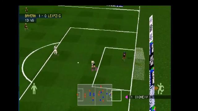 Adidas Power Soccer 98 PSX Gameplay(German) смотреть онлайн
