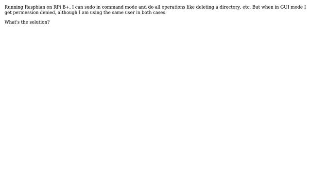 Raspberry Pi: Permission denied for GUI operations (2 Solutions!!) смотреть онлайн