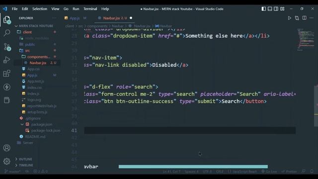 Bootstrap navigation bar in reactjs || Responsive navbar using reactjs and bootstrap смотреть онлайн