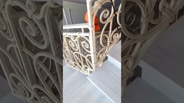 Закончен проект лестницы и ограждений в Рассохе. смотреть онлайн
