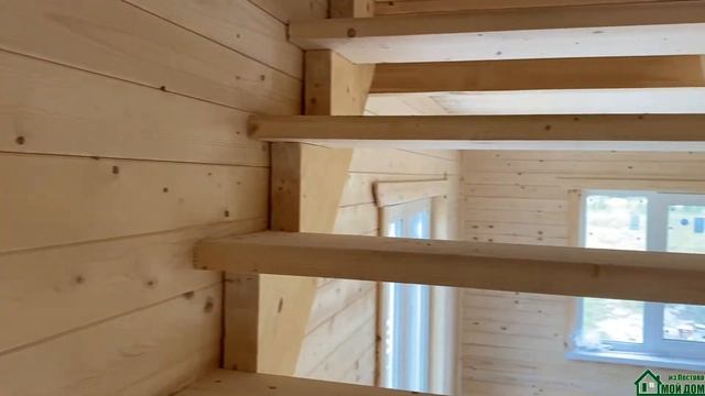 Каркасный дом 6,0х6,0 м. в полтора этажа смотреть онлайн