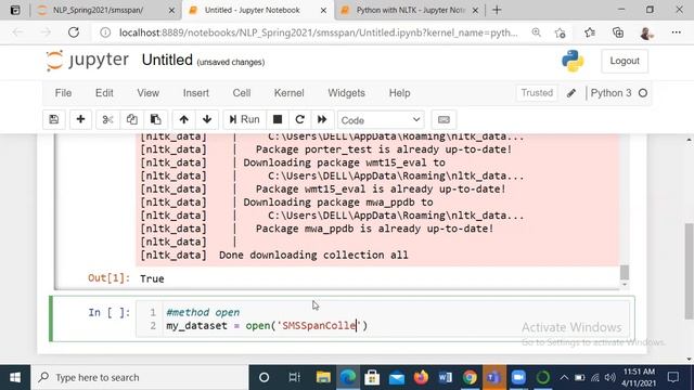 1.How to read a dataset in Python with NLP смотреть онлайн