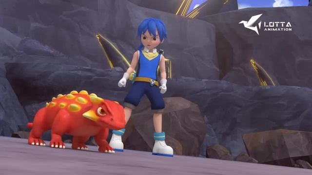 【DinoTrainers S1】EP18 T-Rex VS. Tarbosaurus | Dinosaur for Kids | Cartoon | Toys | Jurassic | Fight смотреть онлайн