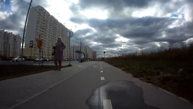 Велодорожка от Москвы до леса возле города Мытищи смотреть онлайн