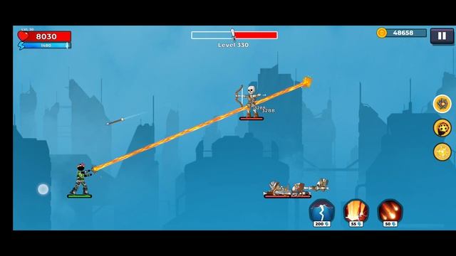 The Archers 2 | Level 330 | Boss fight with Fire Orb Wizard смотреть онлайн