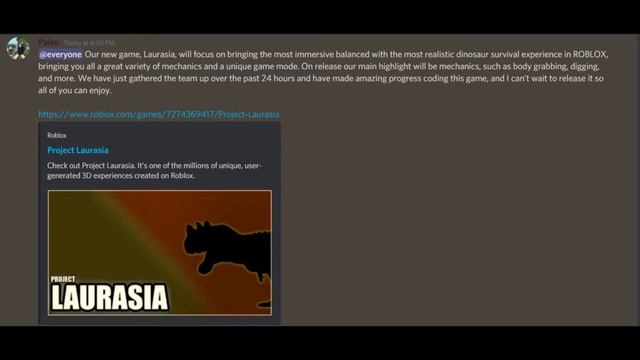 New Dinosaur Game Being Worked On! | Prehistory Roblox смотреть онлайн