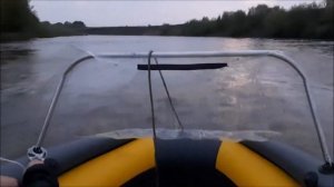 Лодка Риф Тритон Скат 370F+Yamaha 30 л.с. по течению 43 км/ч