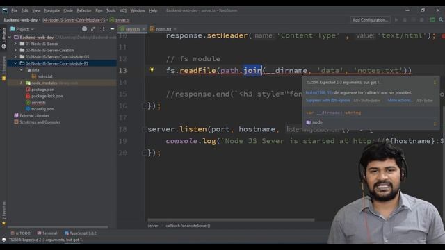 07 Node JS Core Module File System | REST API with Node & TypeScript | UiBrains смотреть онлайн