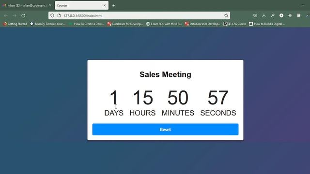 1. Countdown Project Introduction | Countdown Timer Project From Scratch in JavaScript смотреть онлайн