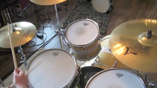 5 Simple Rock Drum Beats for the Beginning Drummer - Easy Drum Lesson - How to Play Drums смотреть онлайн