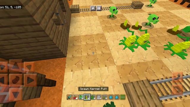 Plants VS Zombies 2 in Minecraft PE смотреть онлайн