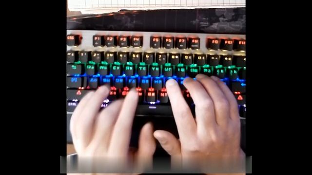A4Tech Bloody B760 Black Switches Linear Sound test typing смотреть онлайн