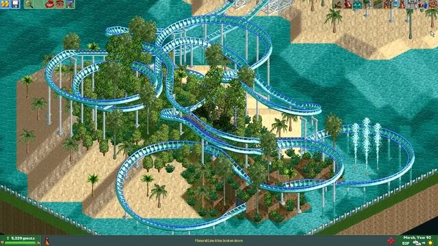Rollercoaster Tycoon 2 - Flux Park смотреть онлайн