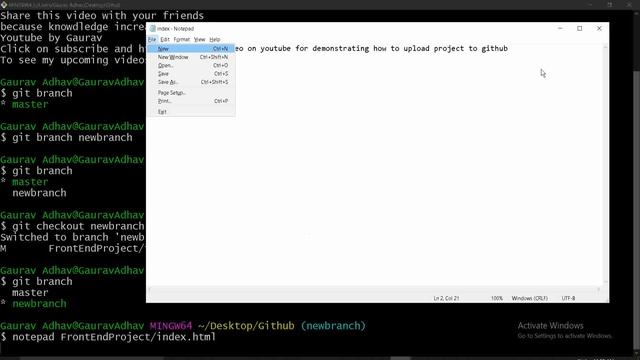 Git Tutorial 2 : Branch in Git | Create Git Local Branch, Checkout Branch & Merge Branch in Git смотреть онлайн