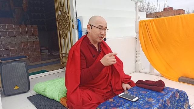 Лекция геше Эрдэма на ступе Пробуждения в Отрадном. 24.04.2022 смотреть онлайн