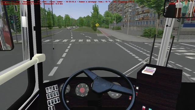 OMSI 1.04 Ikarus 266.25 карта Омнинск 3.0 маршрут 13 смотреть онлайн