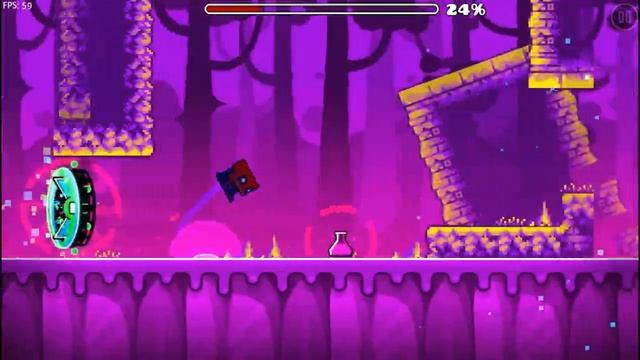 Geometry Dash 2.2 - Level CubeLand смотреть онлайн