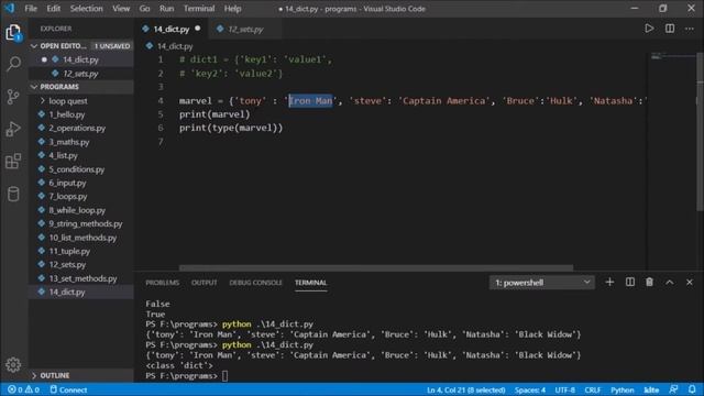 17. Dictionaries in Python - Python Tutorials смотреть онлайн