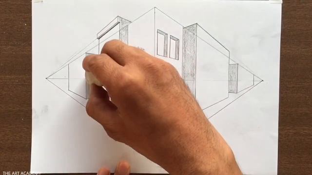 How to Draw a City in Two-Point Perspective For Beginners : 3D Drawing смотреть онлайн
