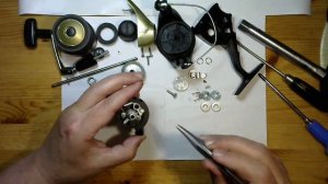 Катушка Shimano 09 Hyperloop 4000RB, задний фрикцион - ТО+апгрейд своими руками.