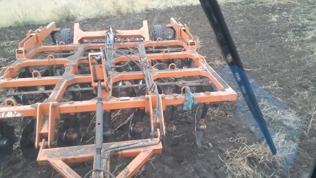 Дискование нового участка поля смотреть онлайн