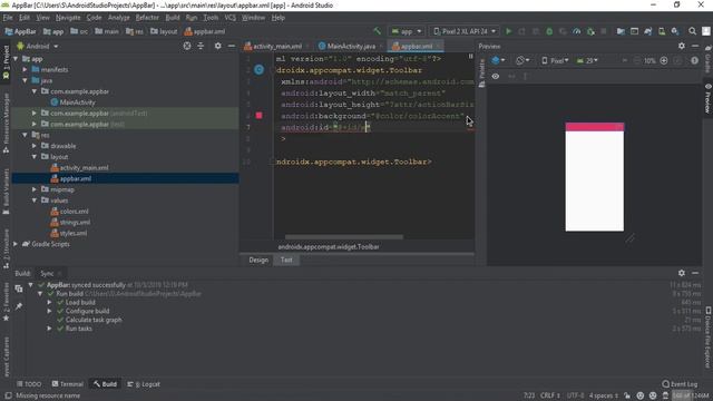 Android tutorial - 16 - How Add a Custom ActionBar (Toolbar) in Android Studio смотреть онлайн