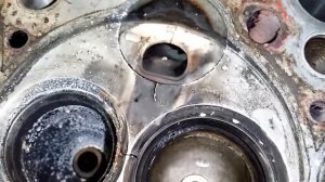 Опрессовка ГБЦ а/м VW T4 1.9 TDi (дв. ABL, трещина между сёдлами клапанов)