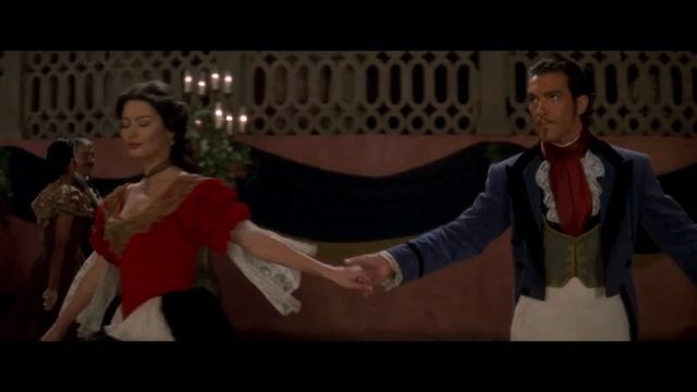 Catherine Zeta Jones & Antonio Banderas 1998' Маска Зорро смотреть онлайн