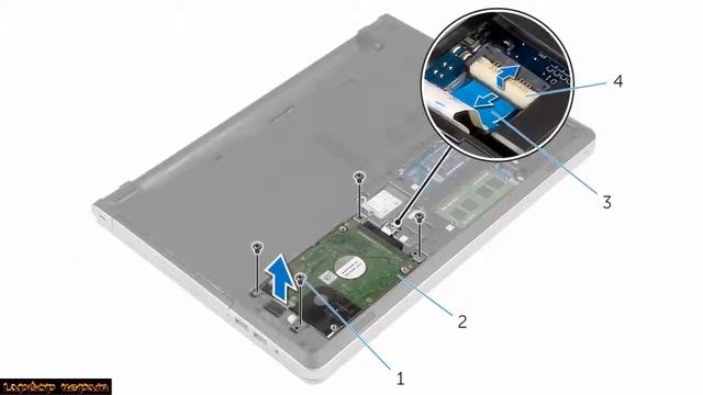 Dell inspiron 5458 5459 Hard Drive replacement - Laptop repair смотреть онлайн