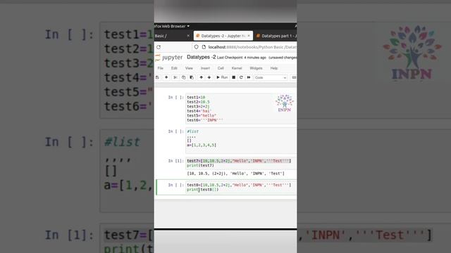 Python data types # 2 смотреть онлайн