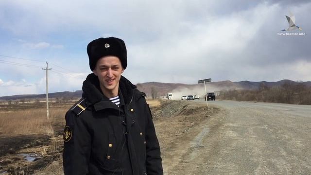 Дорога по улице Пригородная (Въезд в Большой Камень) смотреть онлайн