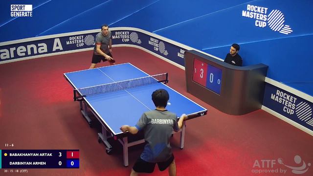 Table Tennis | A.Babakhanyan - A.Darbinyan | 01.03.2024 20:10 (CET) | RMC.SP 17211969 смотреть онлайн