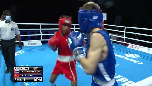Kielce 2021 Session3A (M49kg) BARRERA AURA Yislan (CUB) vs CINAR Mehmethan (TUR) смотреть онлайн