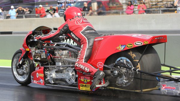 100 км/ч за 1 секунду -Top Fuel Nitro королевский класс мото-дрэгрейсинга