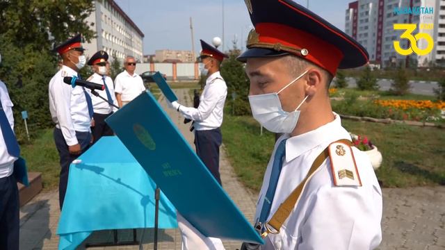 Принятие присяги молодым пополнением Упраления полиции города Петропавловска #СҚО_ПД #ДПСКО смотреть онлайн