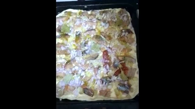 Пирог из сельди с картофелем. смотреть онлайн