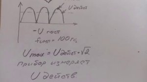 Почему на выходе с выпрямителя (диодного моста) напряжение больше чем на входе?
