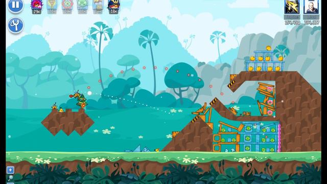 Angry Birds Friends Tournament Level 5 Week 346-B PC Highscore POWER-UP walkthrough смотреть онлайн
