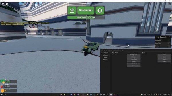 [UPDATED] ROBLOX | Car Crushers 2 Script Hack GUI | Auto Farm | Infinite Parts | *PASTEBIN 2021*