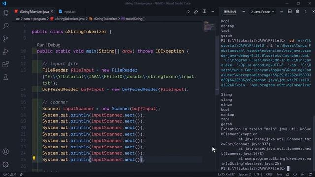 #17 Mengolah String dengan SCANNER & STRING TOKENIZER pada JAVA | ALGORITMA PEMROGRAMAN 2 смотреть онлайн