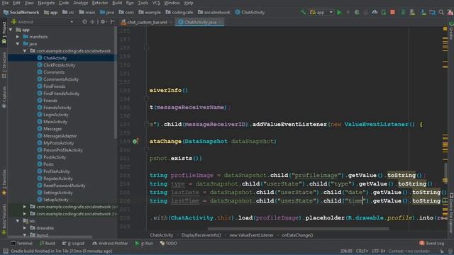 Android Social App Tutorial 70 firebase user online status & firebase user last seen смотреть онлайн
