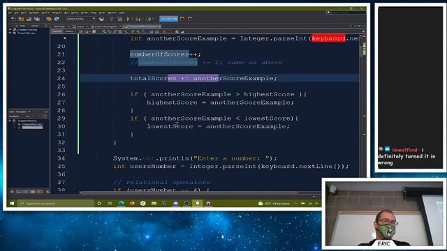 CIS 1500 - Intro to Programming ( Java ) - How to code Control Structures part 2 - Fall 2021 смотреть онлайн