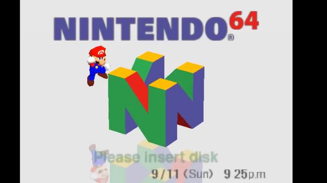Nintendo 64 DD Startup (USA Version)